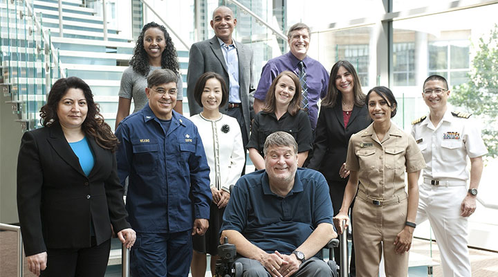 Diverse group of health workforce at CDC