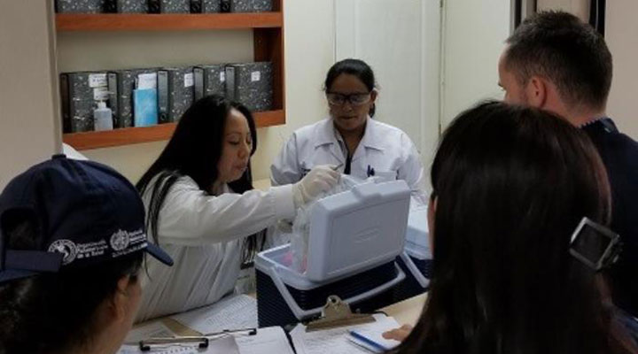 Researchers in field