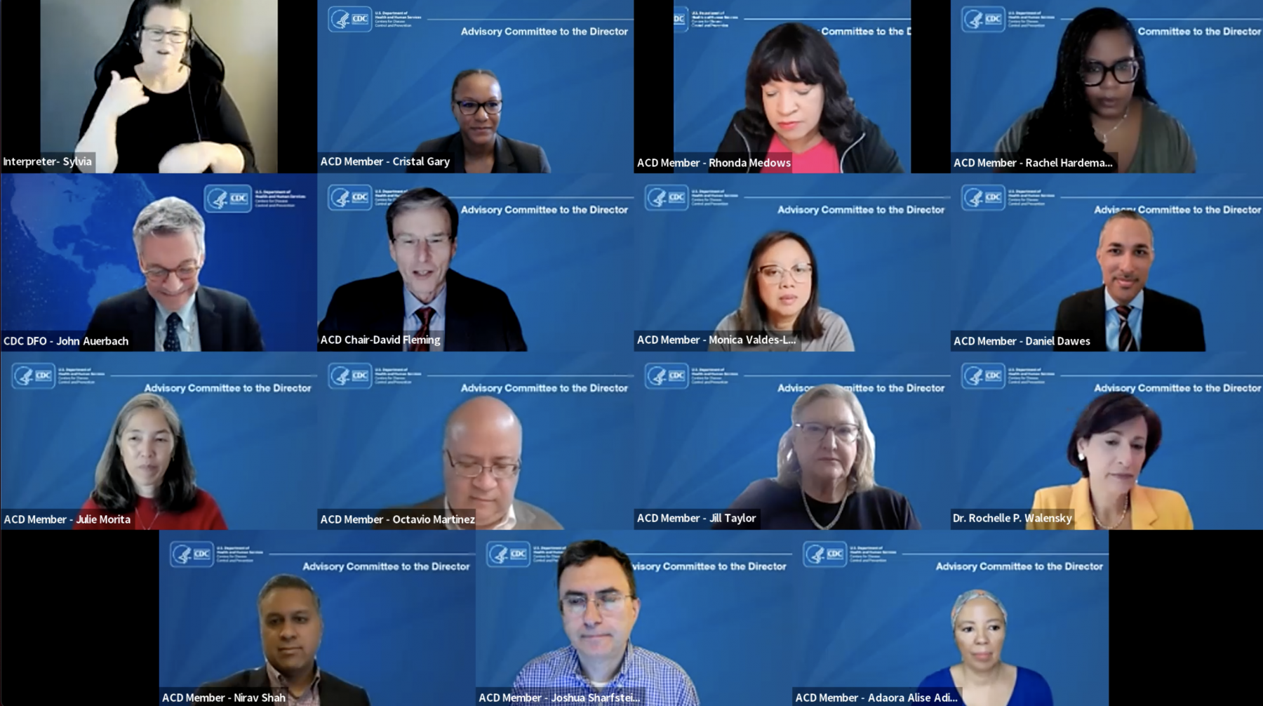 May 3rd Advisory Committee meeting video