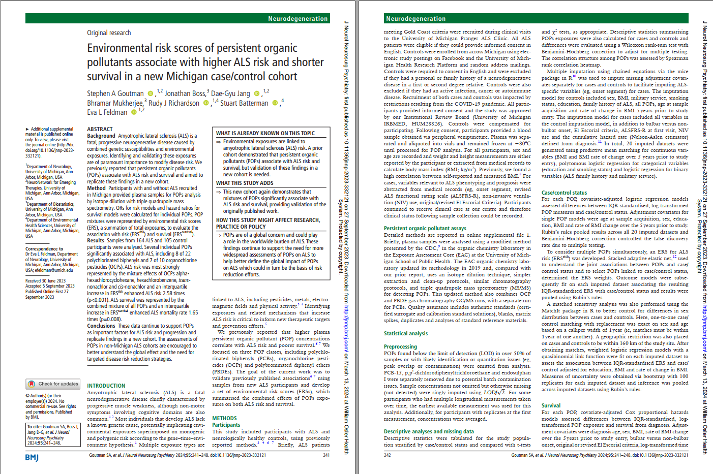 Goutman-2024 (environmental) Screenshot of the first two pages of the report.