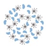bacteria icon of bacteria