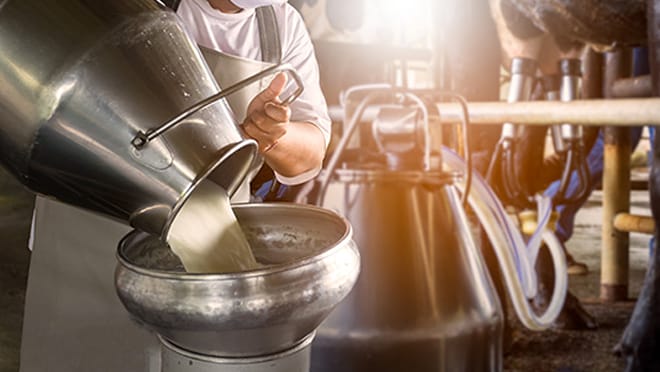 farmer pouring milk into container H5N1 bird flu is a virus that has recently been detected for the first time in cows. The virus can infect people who work with infected animals or their byproducts (e.g., raw milk), such as dairy workers.