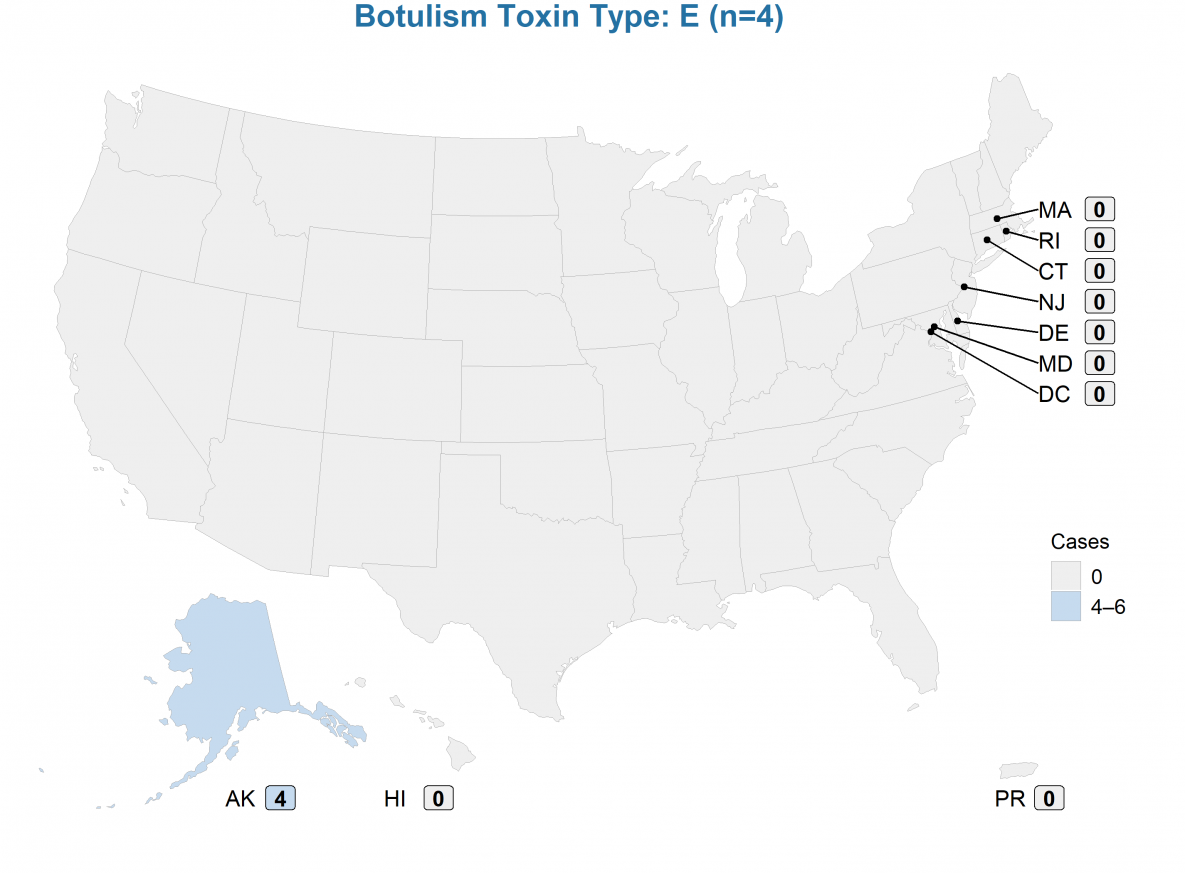 Botulism toxin type E