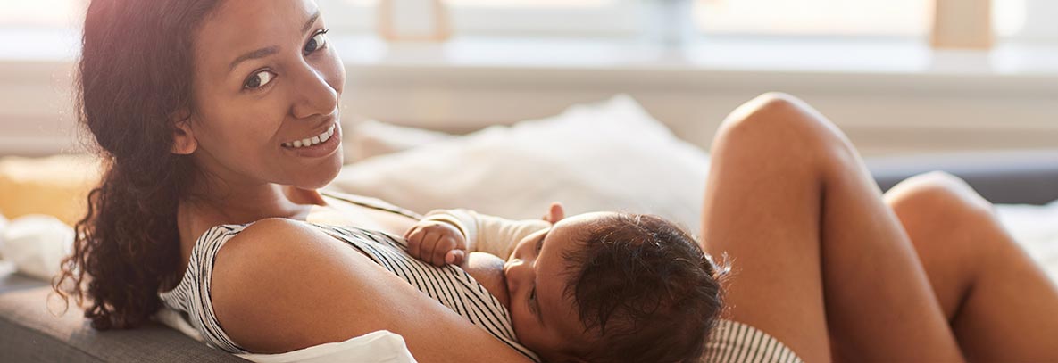 Breastfeeding mother.