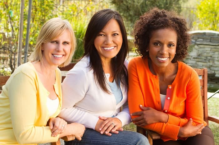 Photo of three women