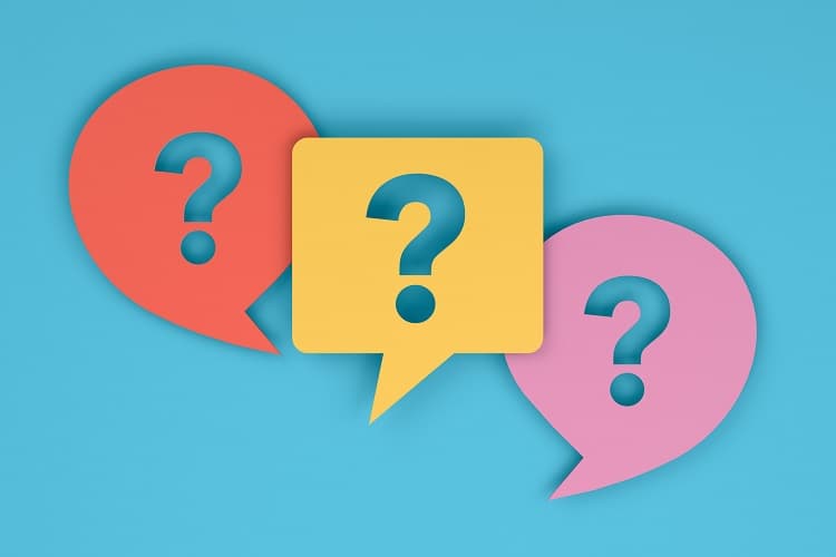 Question marks