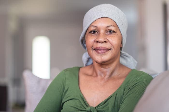 Photo of a cancer patient