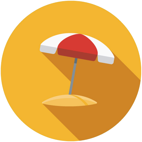 Beach umbrella