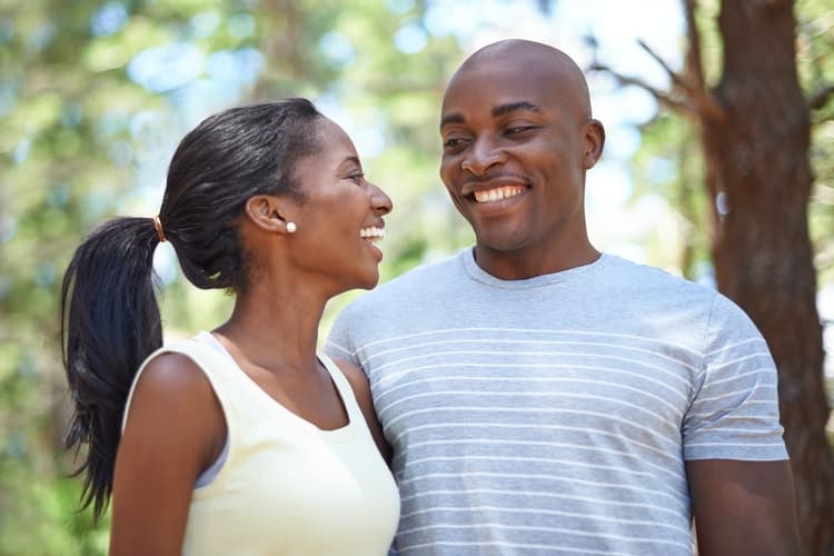 Photo of a young man and woman