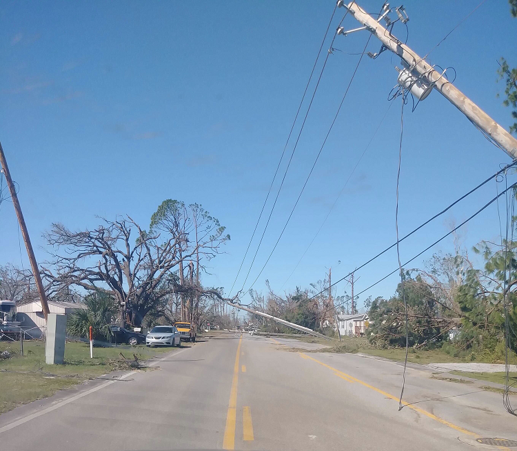 hurricane-michael-750 Photo of devastation in Panama City, Florida from Hurricane Michael