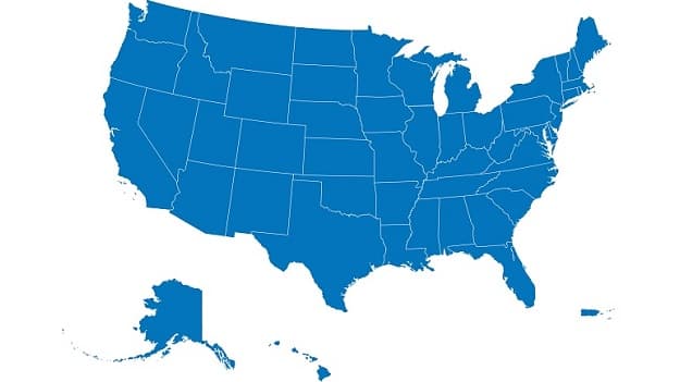 Map of the United States