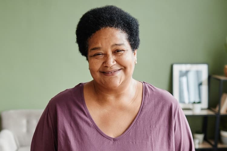 Photo of a cancer survivor