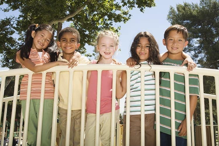 Photo of five children.