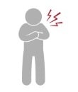 Chest pain icon