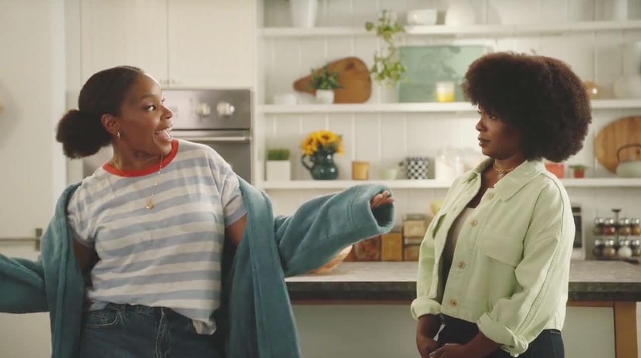 Amber Ruffin with her sister Lacey.