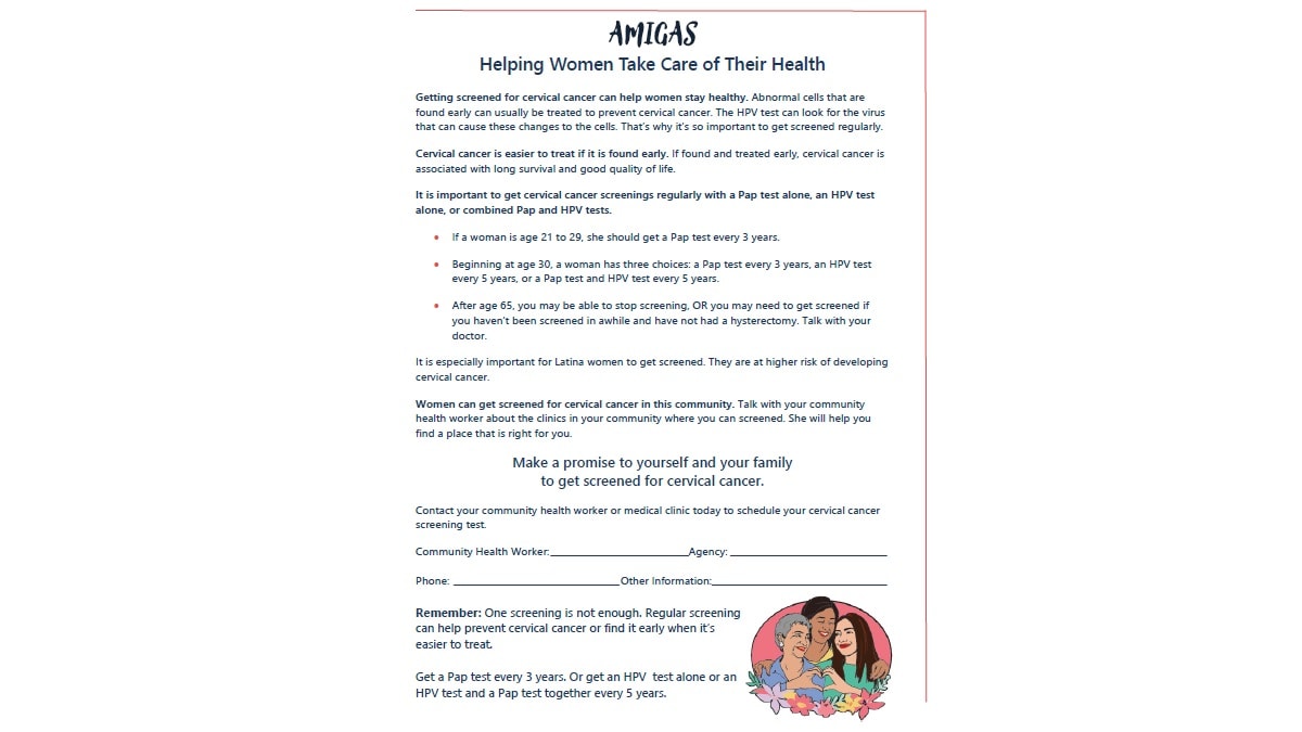 AMIGAS Handout