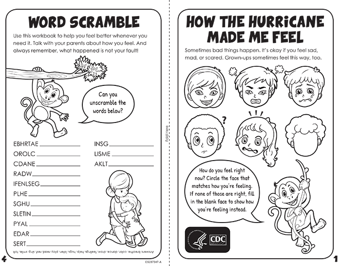 Children's coloring activity 