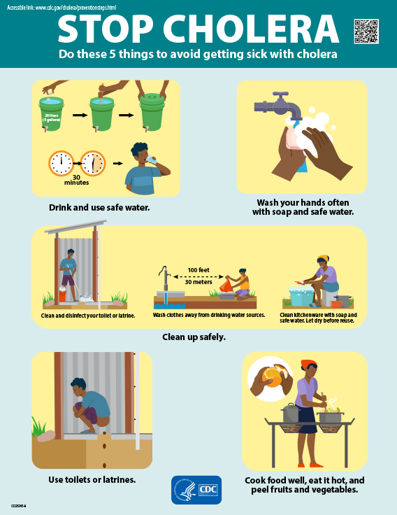 5 steps to prevent Cholera 5 steps to prevent Cholera factsheet cover