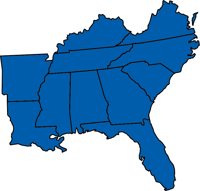 The Southeast of the United States The Southeast of the United States
