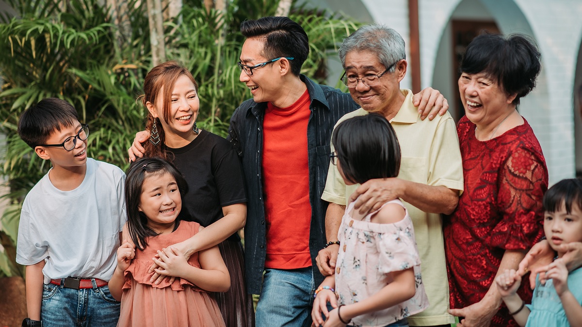 Una familia de 8 personas