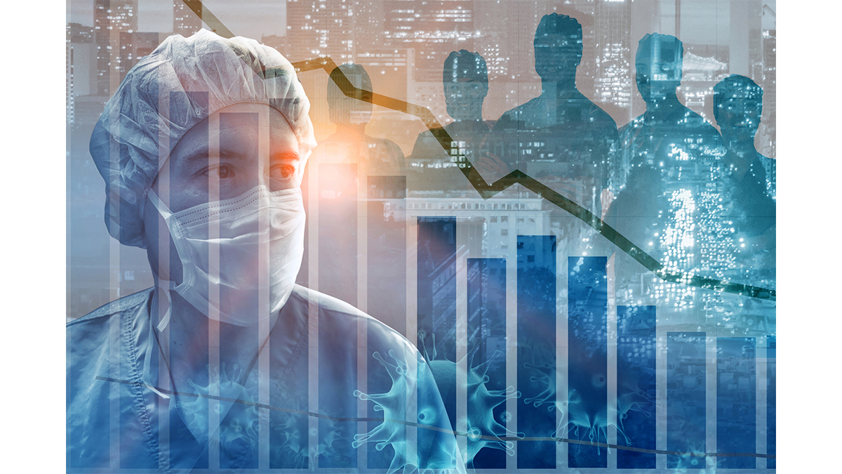 historic data page thumbnail A graphic of a doctor superimposed with a graph and data visualization.