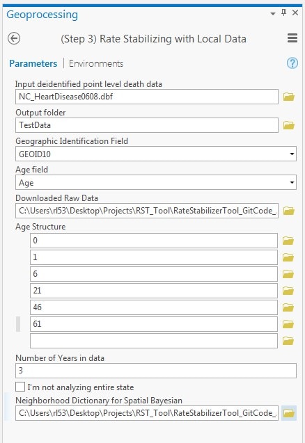 ArcGISPro_14 The data file NC_tract_2010prj_neighborhood is highlighted.