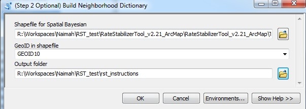ArcMap13 The Step 2 script window open showing the script that is executing.