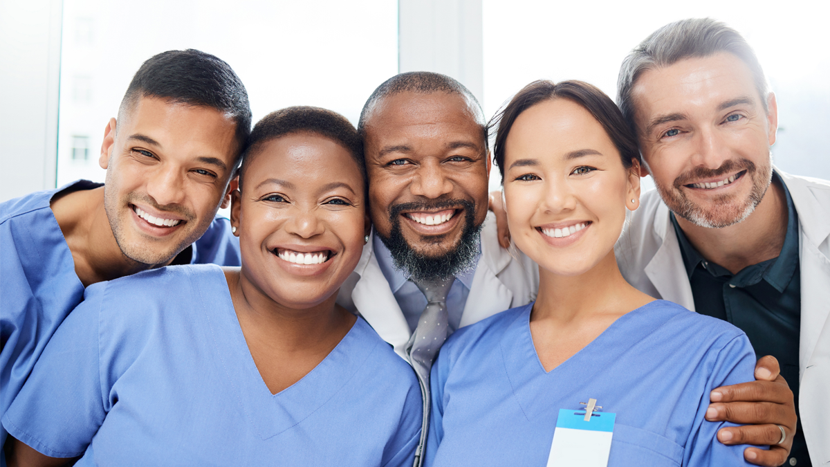 Health Professionals in an Office
