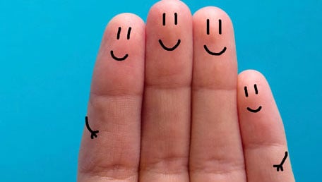 diabetes-family-friends_456px fingers with smiley faces drawn on them