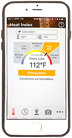 heat-safety iPhone displaying heat index