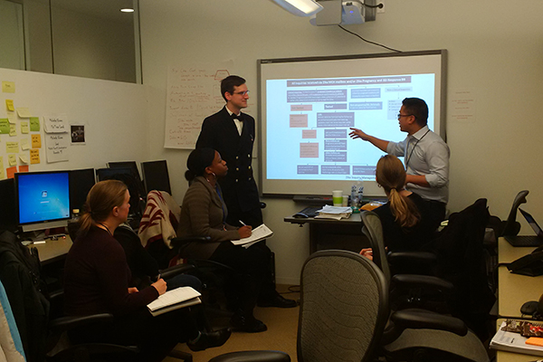 presentation given in small compute lab