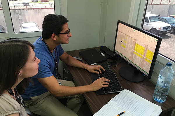 EISO field officers working in office