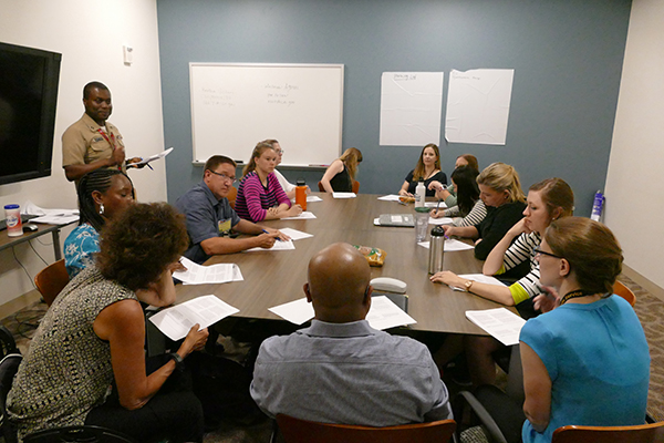 Group roundtable discussion