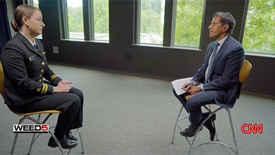 Roberta interview with CNN reporter Sanjay Gupta