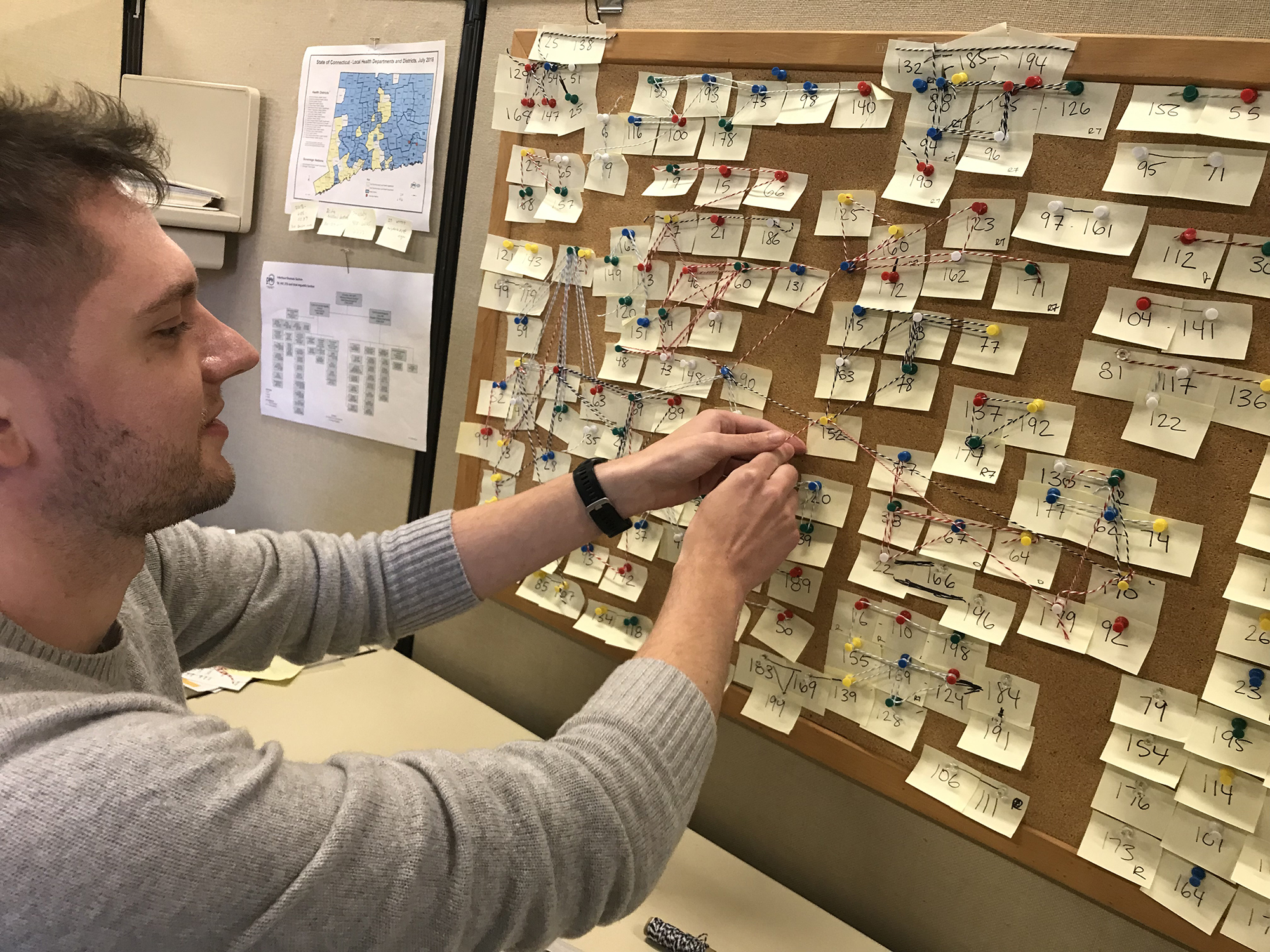 1st Place: Stephen Bart (EIS 2020) for ‘Pins and Threads’