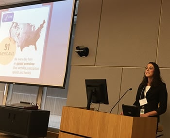 2017EvalDayFellowPresenter Fellow presenter at 2017 Evaluation Day