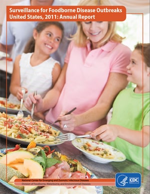 foodborne-outbreaks-annual-report-2011-300px.jpg Surveillance for Foodborne Disease Outbreaks United States, 2011: Annual Report cover