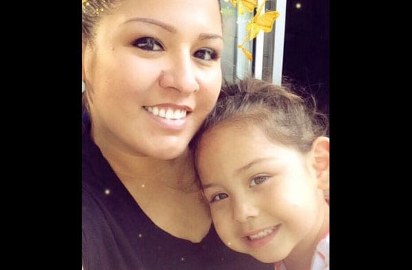 Bethany Drapeau and daughter Amiah
