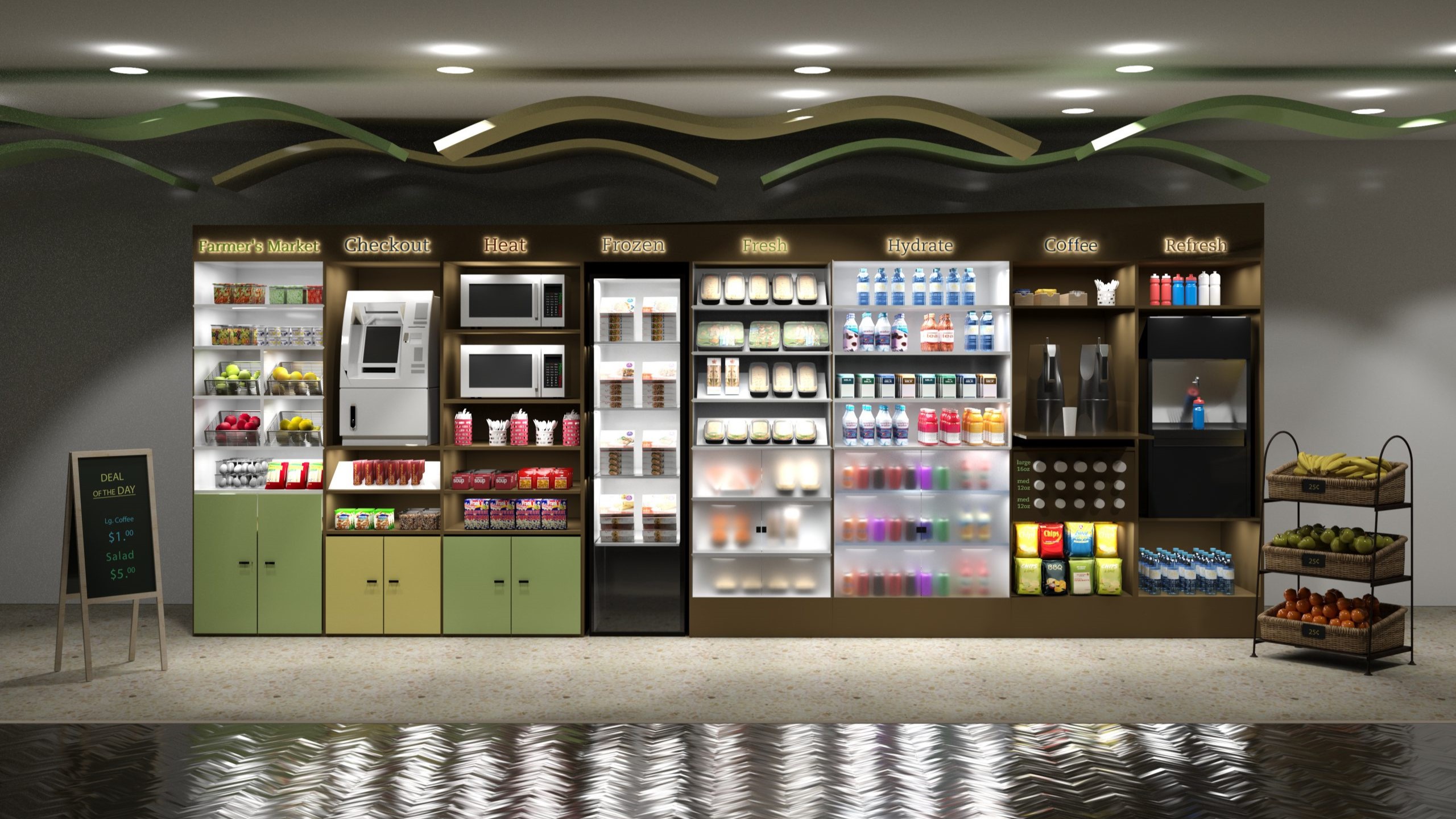 6 Micro Market 16-9 Example of a micro market.