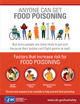 Anyone can get food poisoning