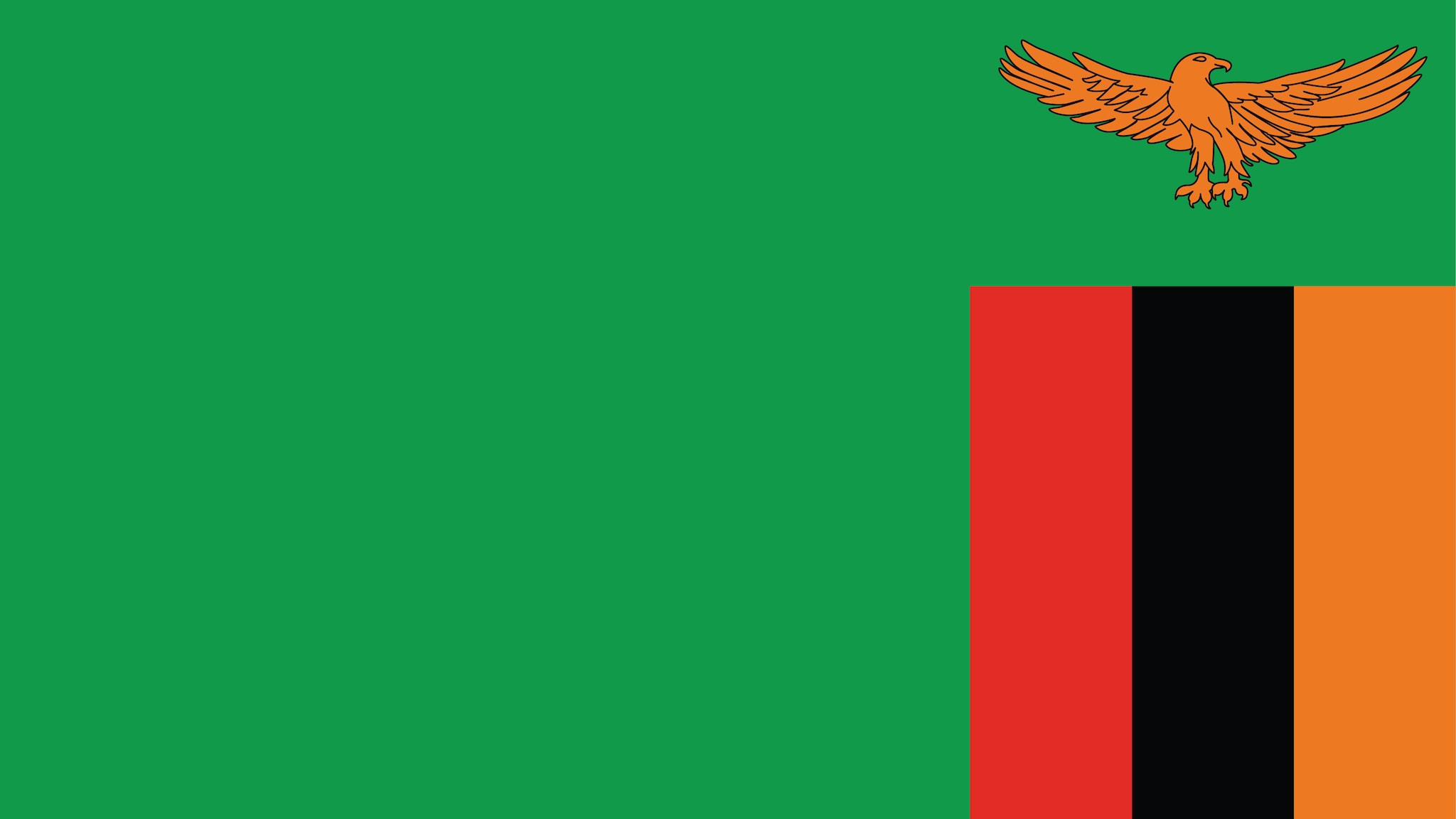 — title missing — An image of the Zambia country flag.