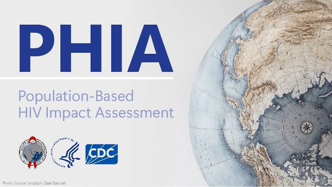 Banner image with PEPFAR, HHS, and CDC logos