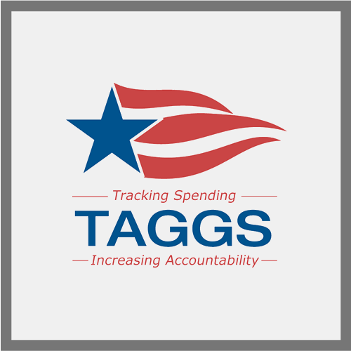 Tracking Accountability in Government Grants System Tracking Accountability in Government Grants System logo.