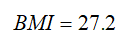 data-file-formula15 BMI equals 27.2