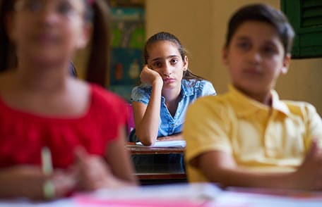 Students in a classroom Students in a classroom