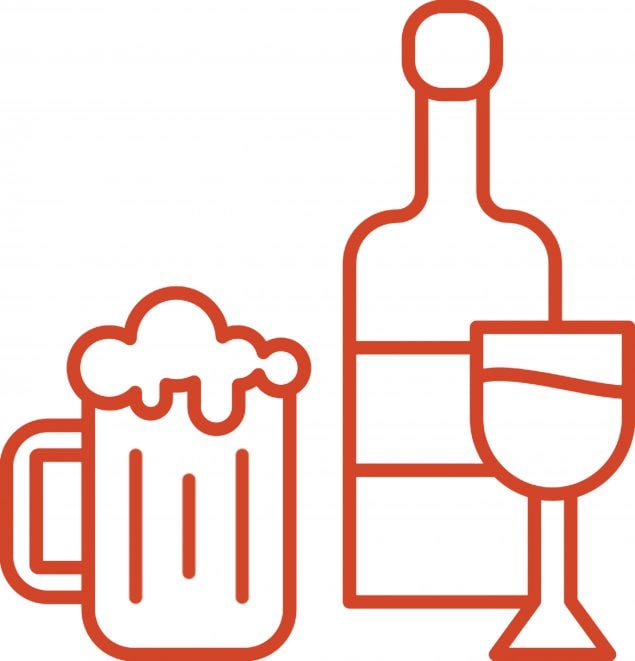 Image alcohol bottles