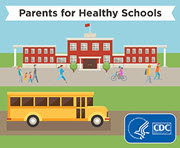 CDC Parents for Healthy Schools Web Badge 