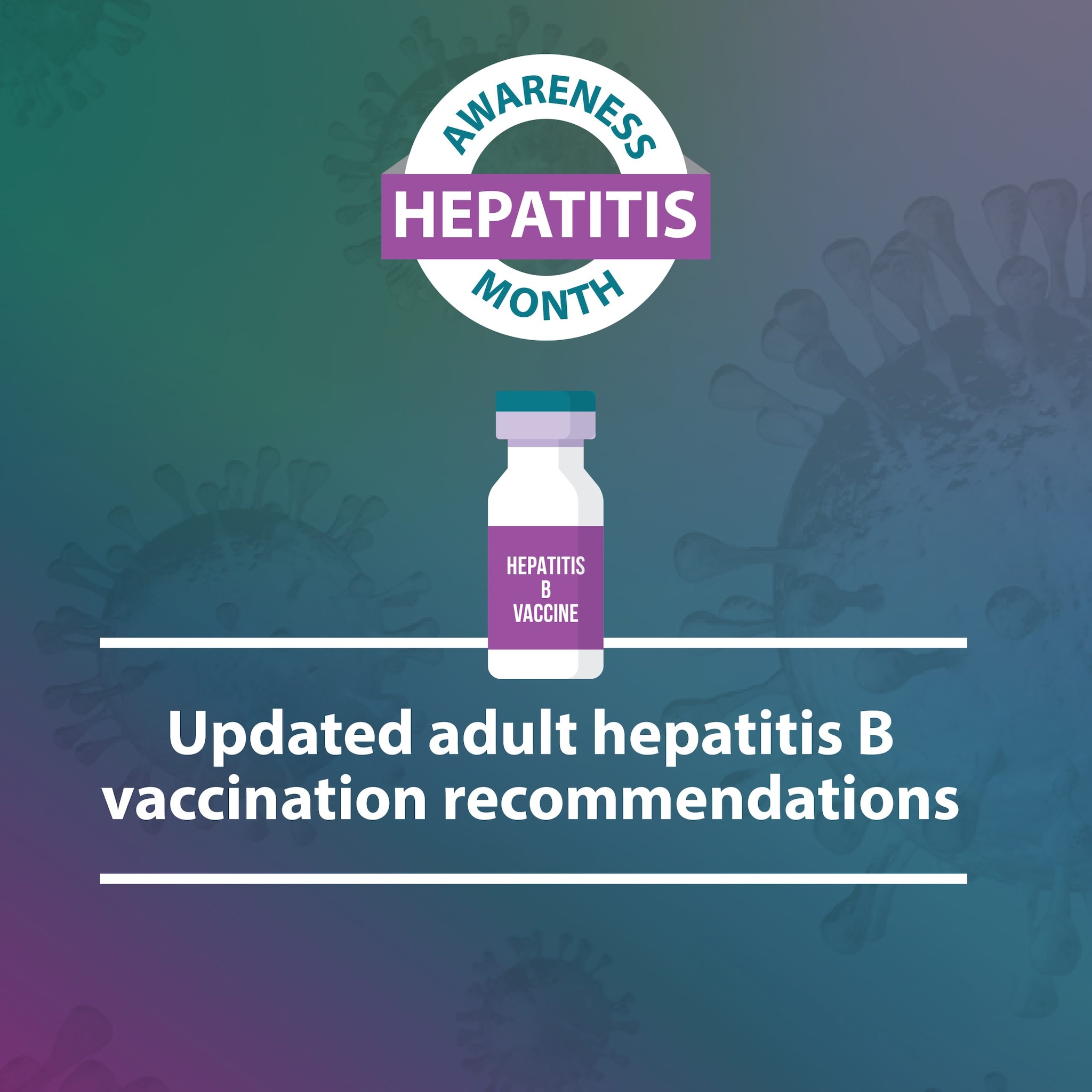Updated adult hepatitis B vaccination recommendations