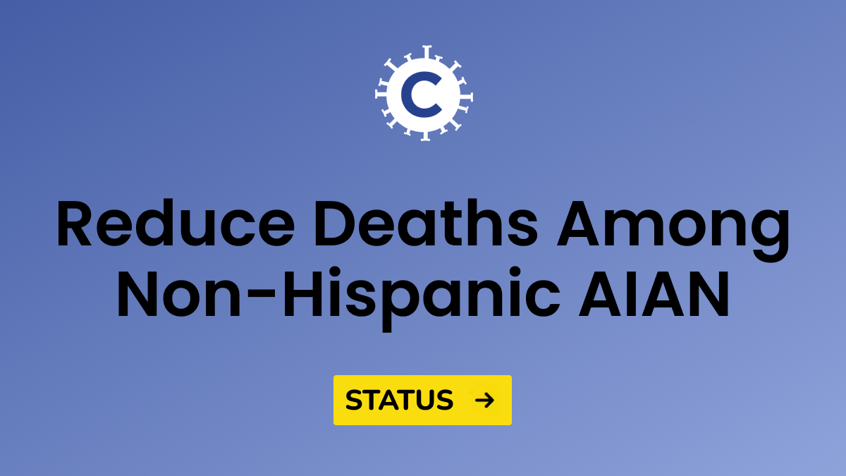 Reduce Hepatitis C Deaths Among Non-Hispanic AIAN Moving toward annual target of reducing deaths among non-hispanic AIAN