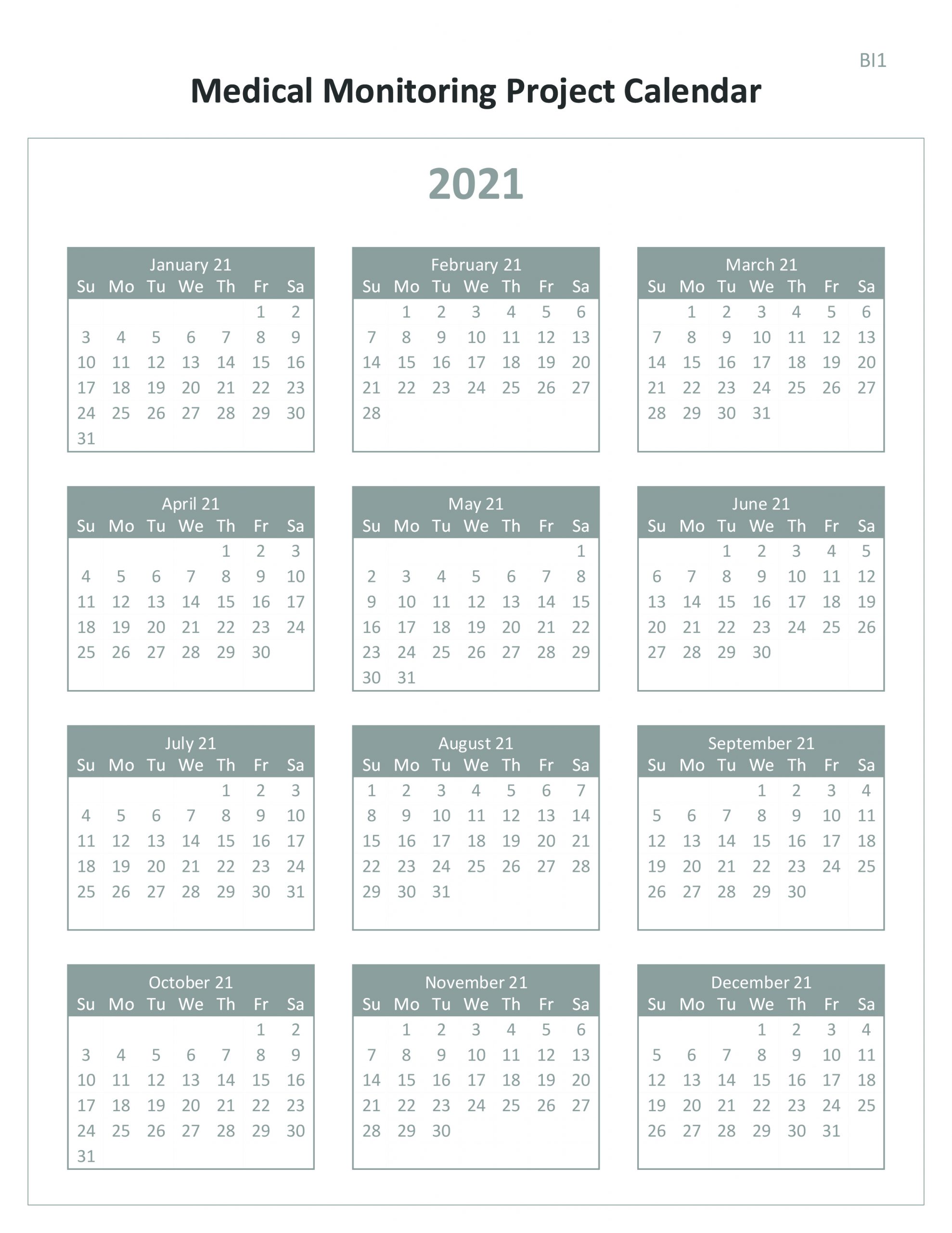 2019 Medical Monitoring Project (MMP) Calendar Medical Monitoring Project Calendar 2021